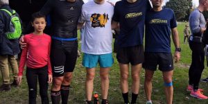 Nos triathlètes travaillent leur vitesse sur les cross hivernaux